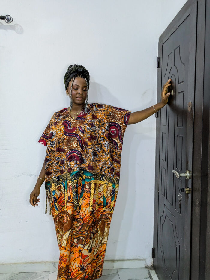 Ankara Cotton Boubou Maxi Dress Bubu – Ada Bubu Dress