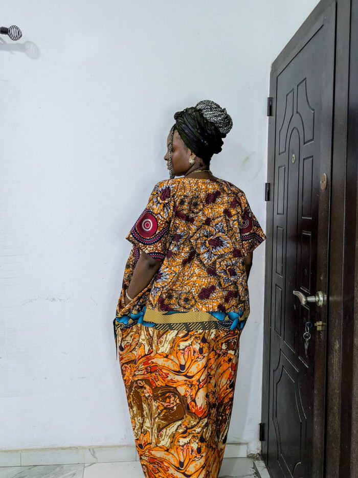 Ankara Cotton Boubou Maxi Dress Bubu – Ada Bubu Dress