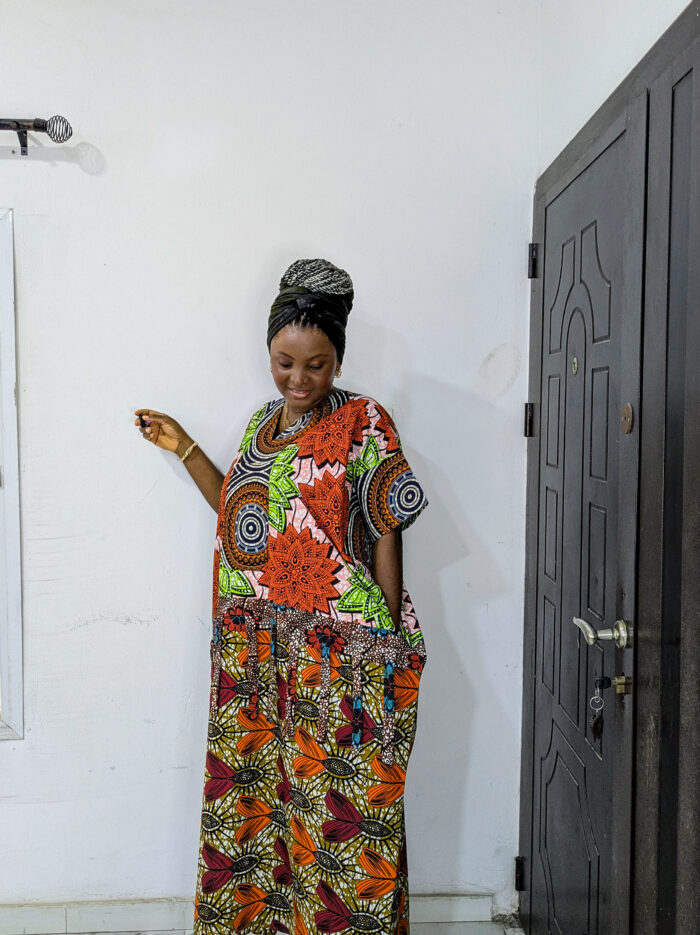 Ankara Cotton Boubou Maxi Dress Bubu – Efe Bubu Dress