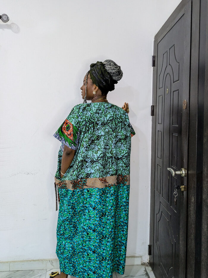 Ankara Cotton Boubou Maxi Dress Bubu – Fran Bubu Dress