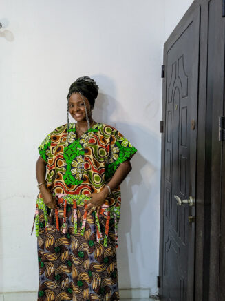 Ankara Cotton Boubou Maxi Dress Bubu - Gina Bubu Dress