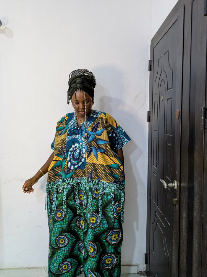Ankara Cotton Boubou Maxi Dress Bubu - Helen Bubu Dress