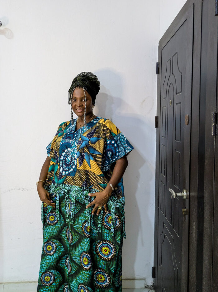 Ankara Cotton Boubou Maxi Dress Bubu - Helen Bubu Dress