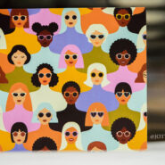 Afro Pop Art Gift Note Card - Ziiroca
