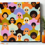 Afro pop gift card - ziiroca