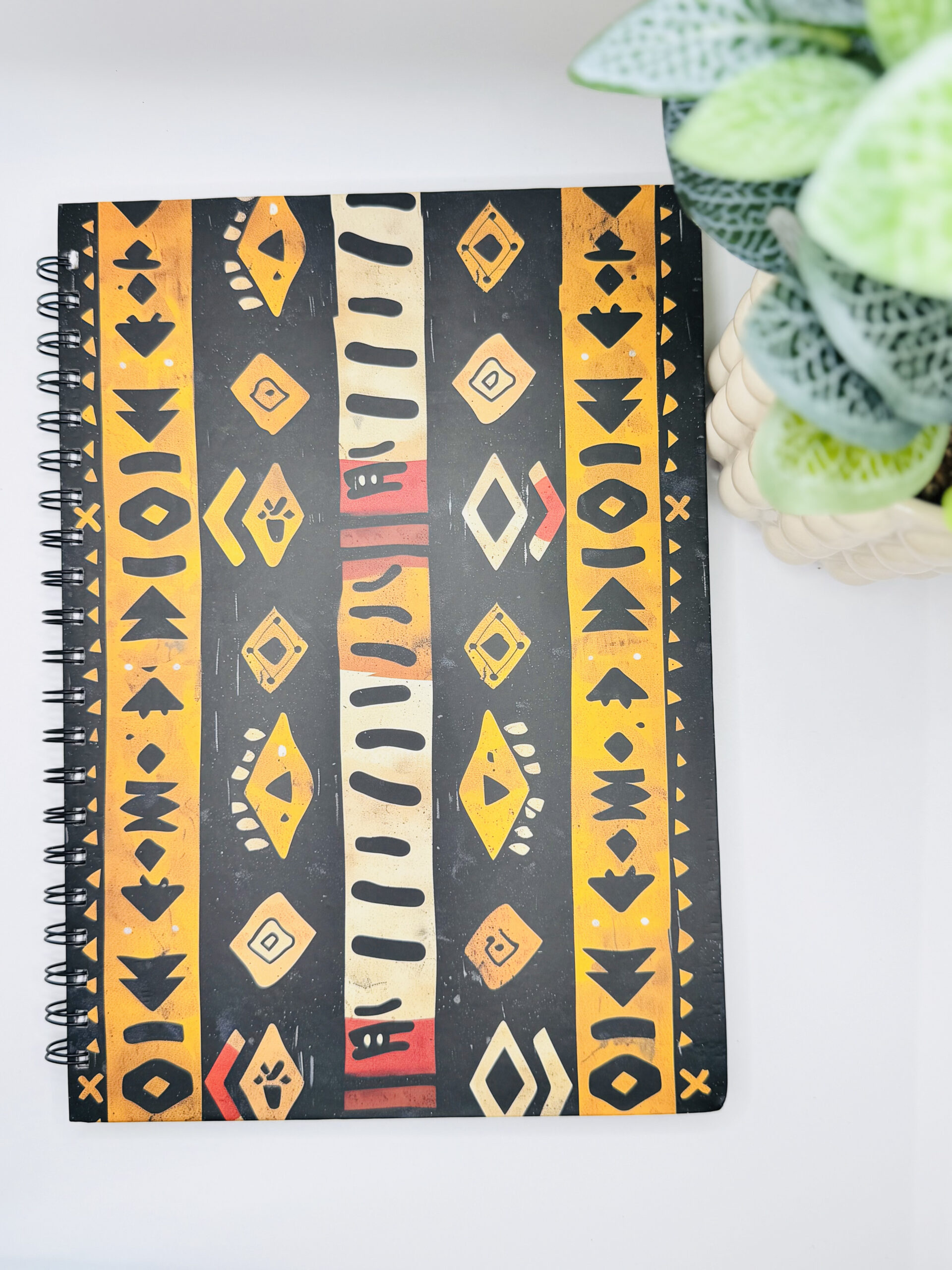 Afro-letters jotter/notepad