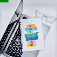 Do more of what makes you happy jotter/notepad