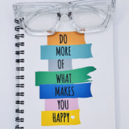 Do more of what makes you happy jotter/notepad