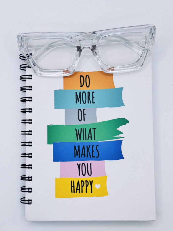 Do more of what makes you happy jotter/notepad
