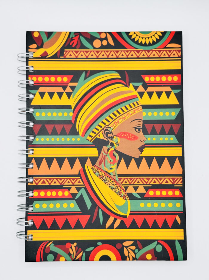 Lady in scarf jotter/notepad