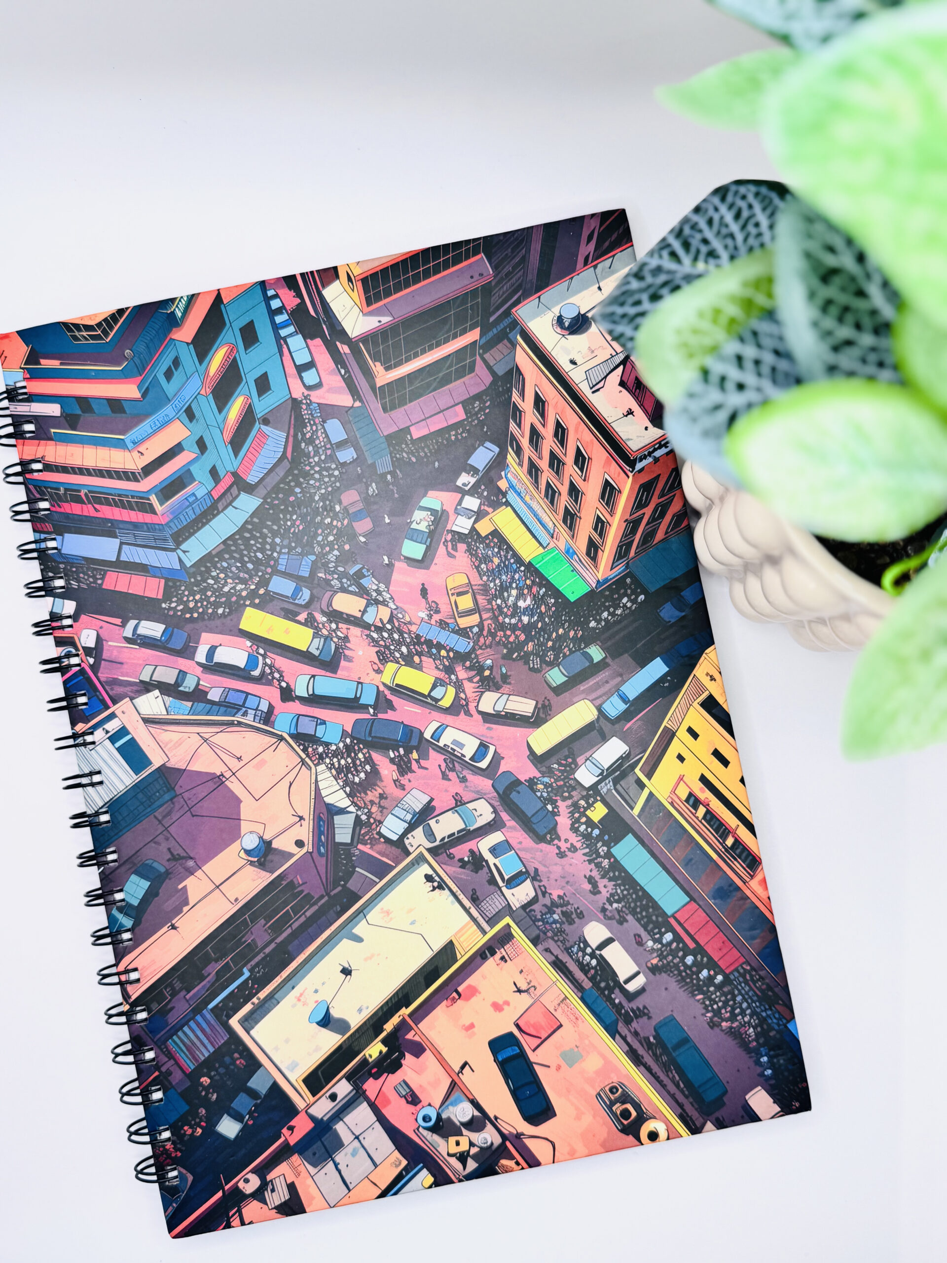 Lagos Aerial view jotter/notepad