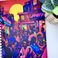 Lagos Crowd Jotter/notepad